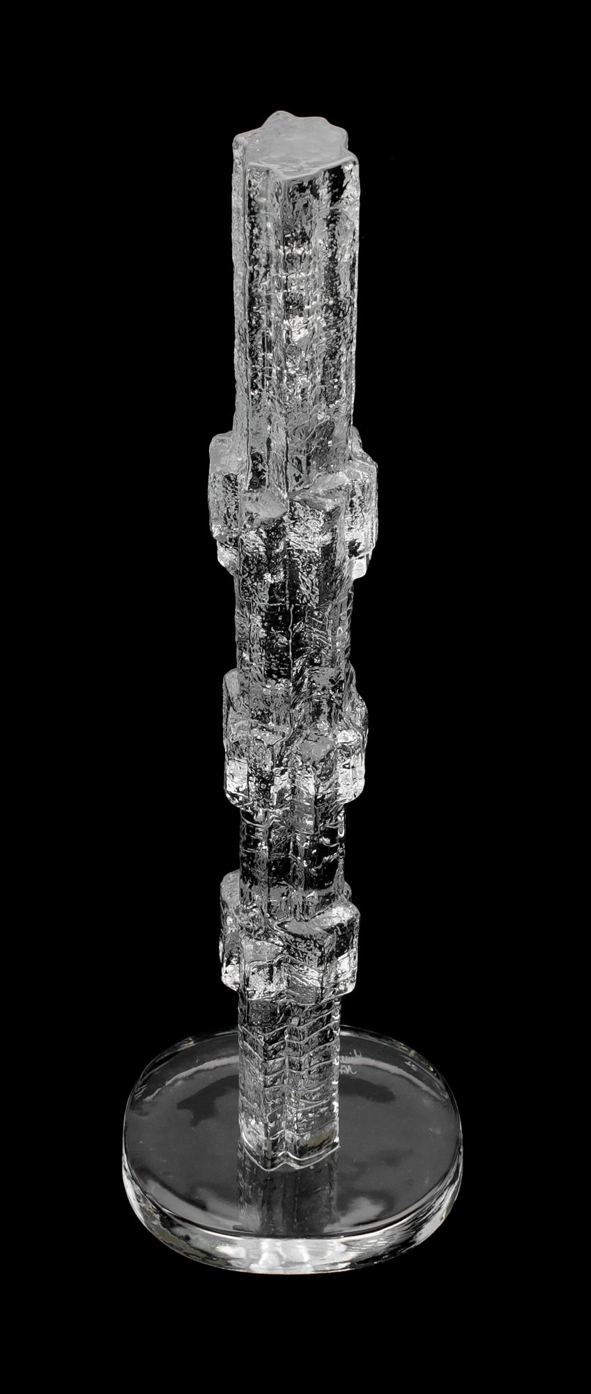 SKULPTUR, glas, Edvin Öhrström, Lindshammar, 1988, Nr 2-175.