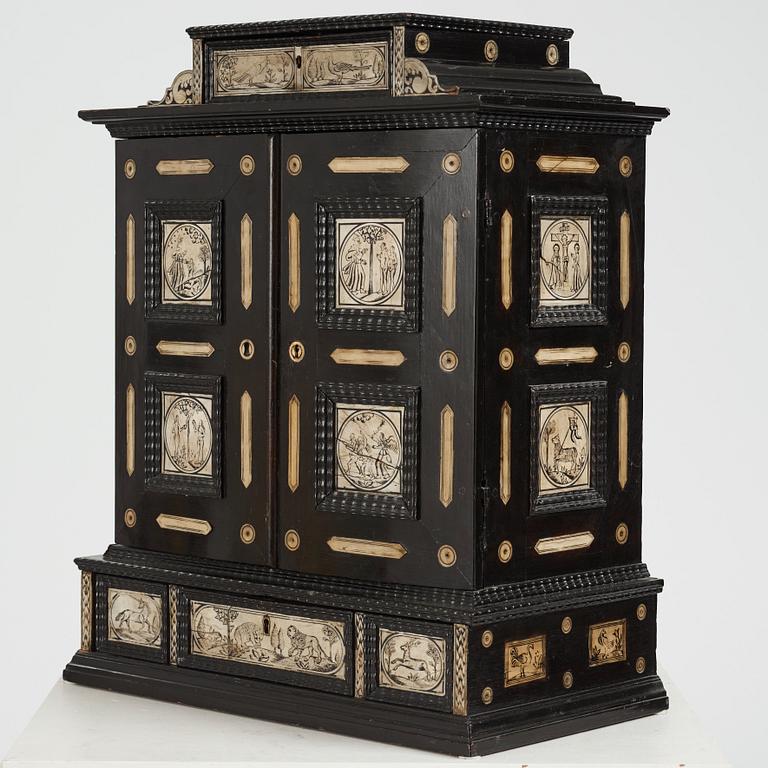 A Swedish cabinet from the late 17th century.