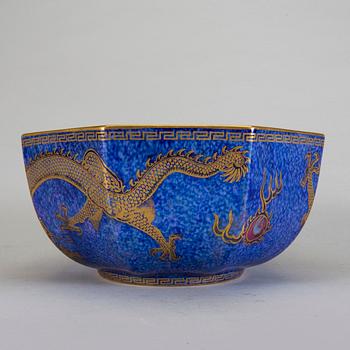 A 20th century porcelaine lustreware bowl from Wedgwood.