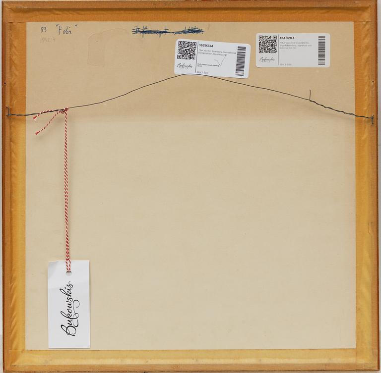 Max Walter Svanberg, Surrealistisk modellstudie.