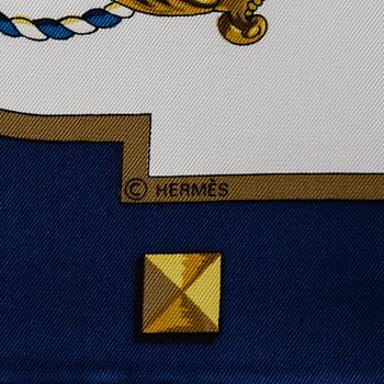 HERMÈS. scarf 'Les Clefs'.