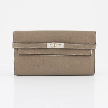 Hermès, an Epsom leather 'Kelly' wallet, 2011.