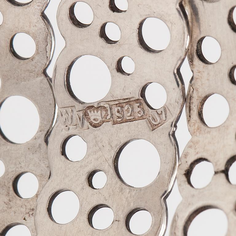 Liisa Vitali, A stelring silver bracelet "Pitsi". Westerback, Helsinki 1973.