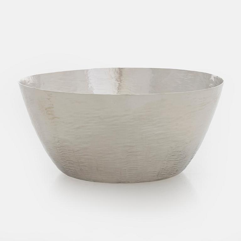 Tapio Wirkkala, skål, silver, Kultakeskus Tavastehus 1978.