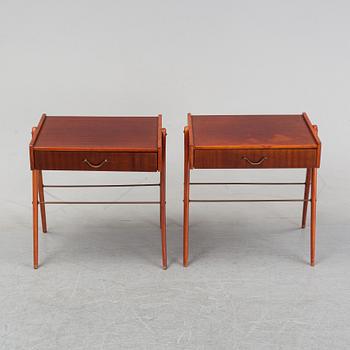 A pair of mid 1950's/60's bedside tables.