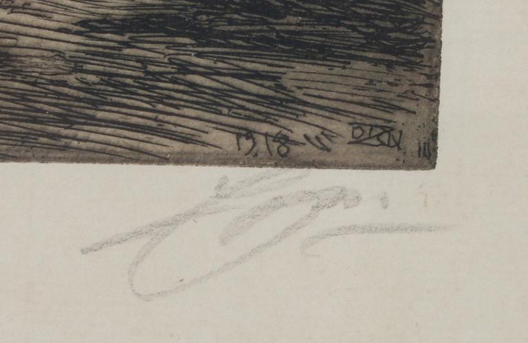 ANDERS ZORN, etsning, sign.