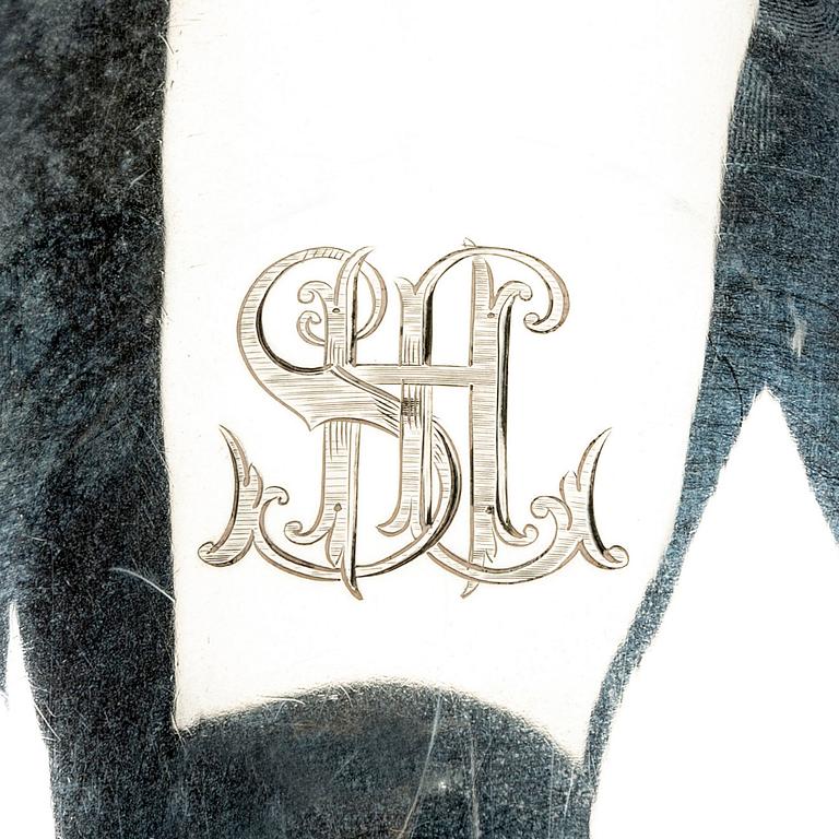 Bernt Erlandsson, kaffeservis 3 delar, silver Kristianstad 1913.