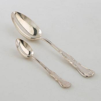 Cutlery 71 pcs "Prins Albert" silver GAB Eskilstuna 1970s.