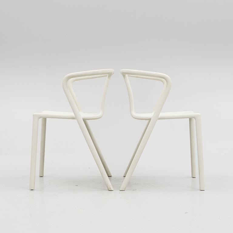 Jasper Morrison, nine "Air" chairs, Magis, Italy.