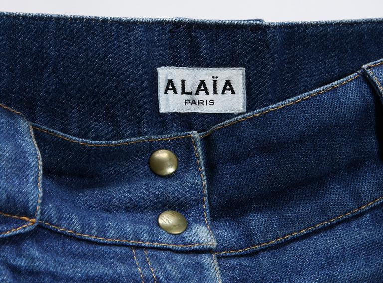 DRÄKT, 2 delar, Alaïa, 1980-tal.