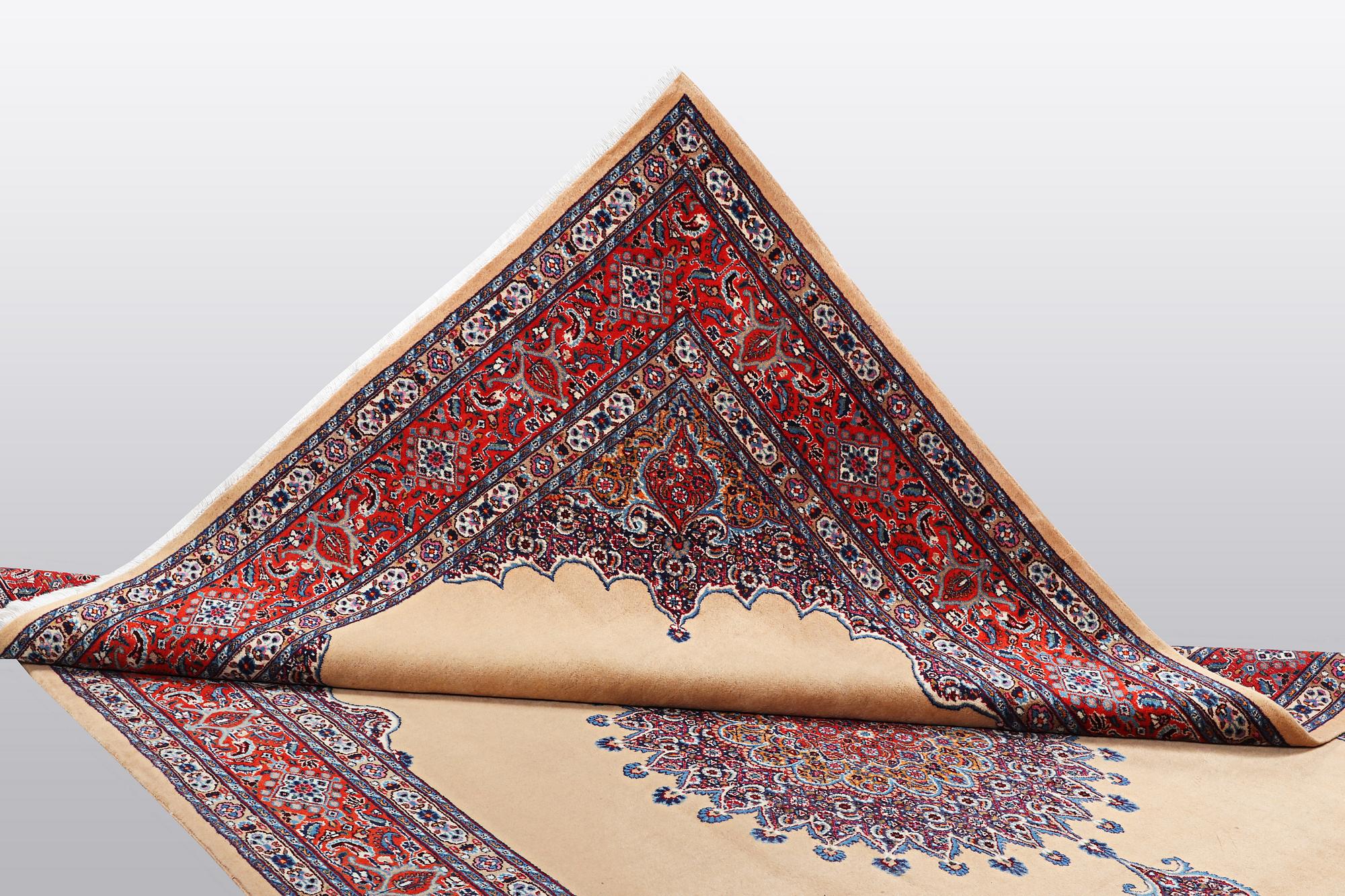 A carpet, Moud, ca 327 x 215 cm.