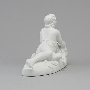 A bisquit scultpure of from John the Baptist sermon, after Bertel Thorvaldsen, Bing & Gröndahl, Denmark, 1870s.