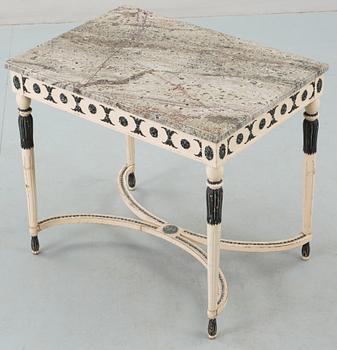 SITTGRUPP, 6 delar, sengustaviansk stil, 1800/1900-tal.
