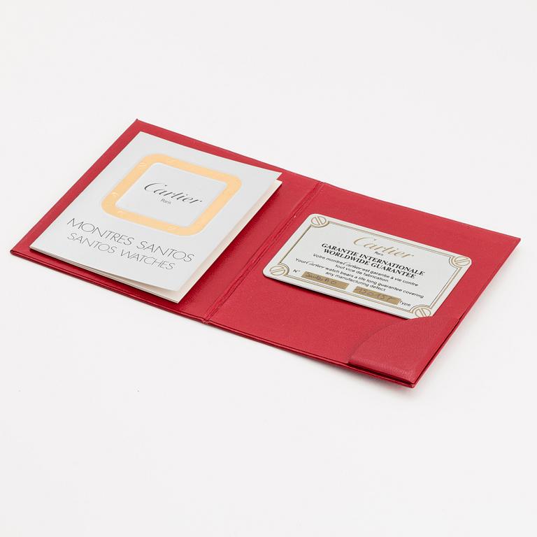 Cartier, Santos Carree, wristwatch, 29 x 29 (41) mm.