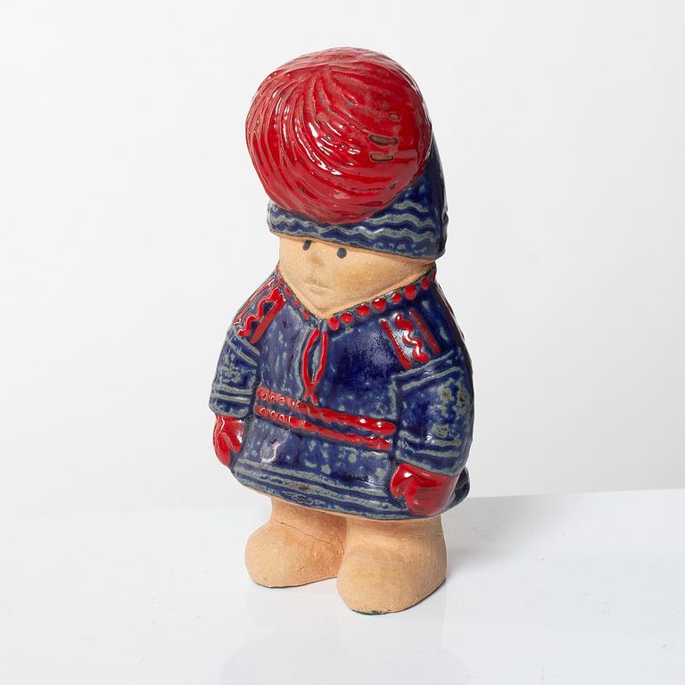 Lisa Larson, figurines, 8 pcs, "Children of the World", Gustavsberg.