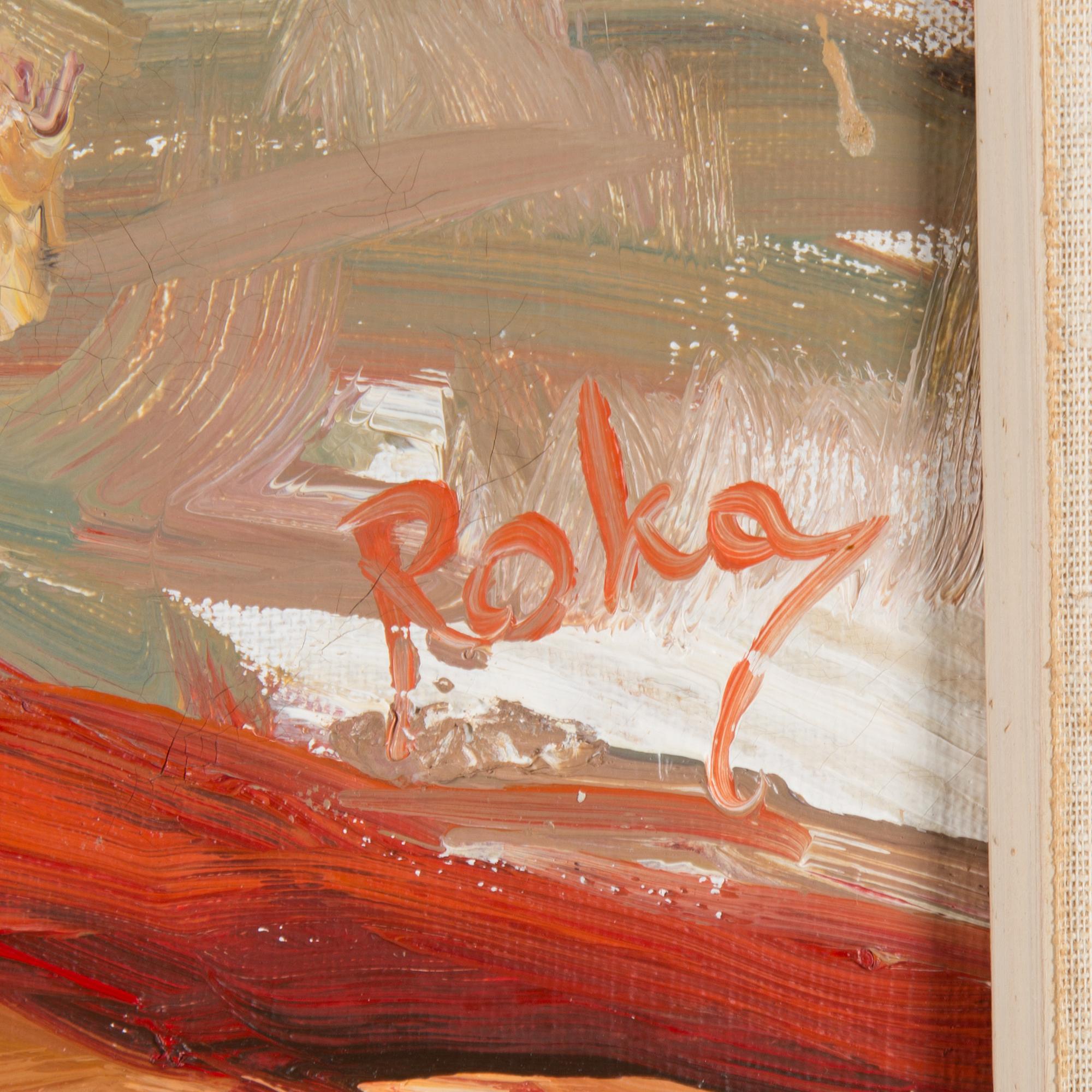 CHARLES ROKA, oil on canvas, signed . - Bukowskis