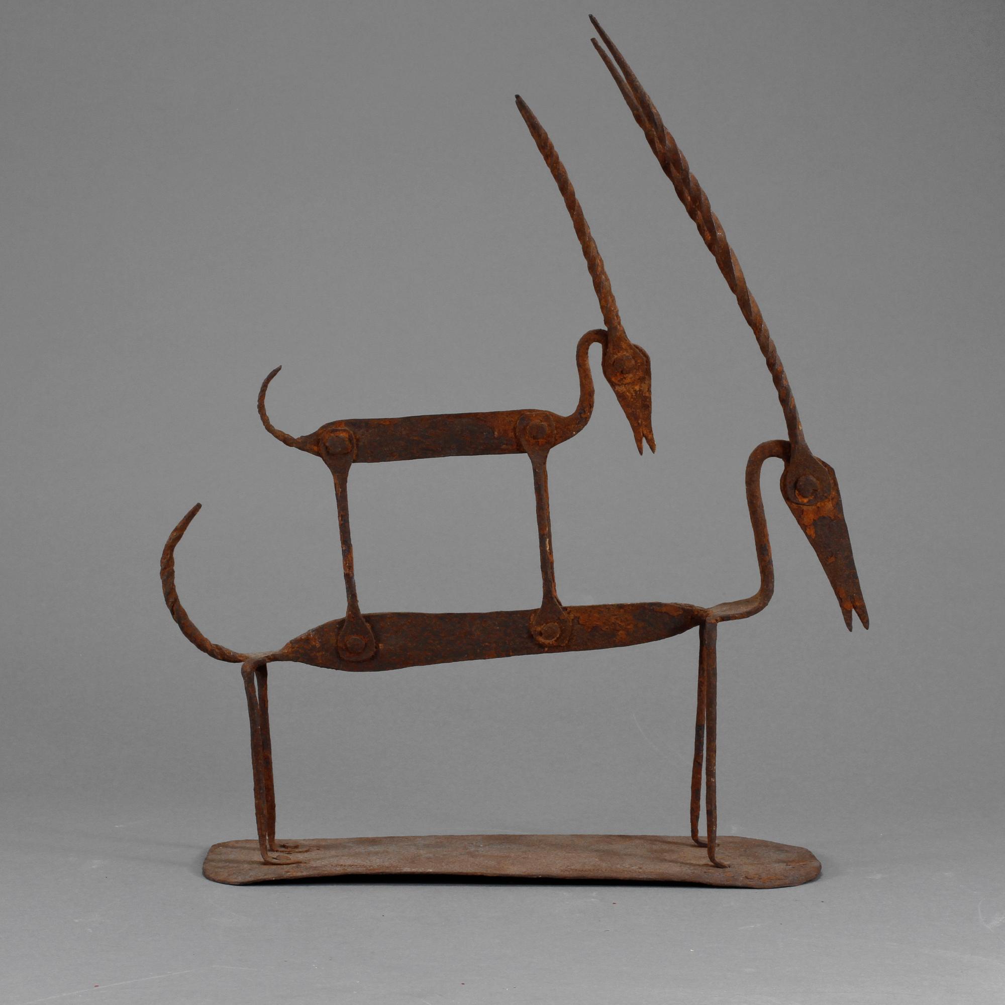 SKULPTUR, smide, troligen Bambara, Mali, 1900-tal.