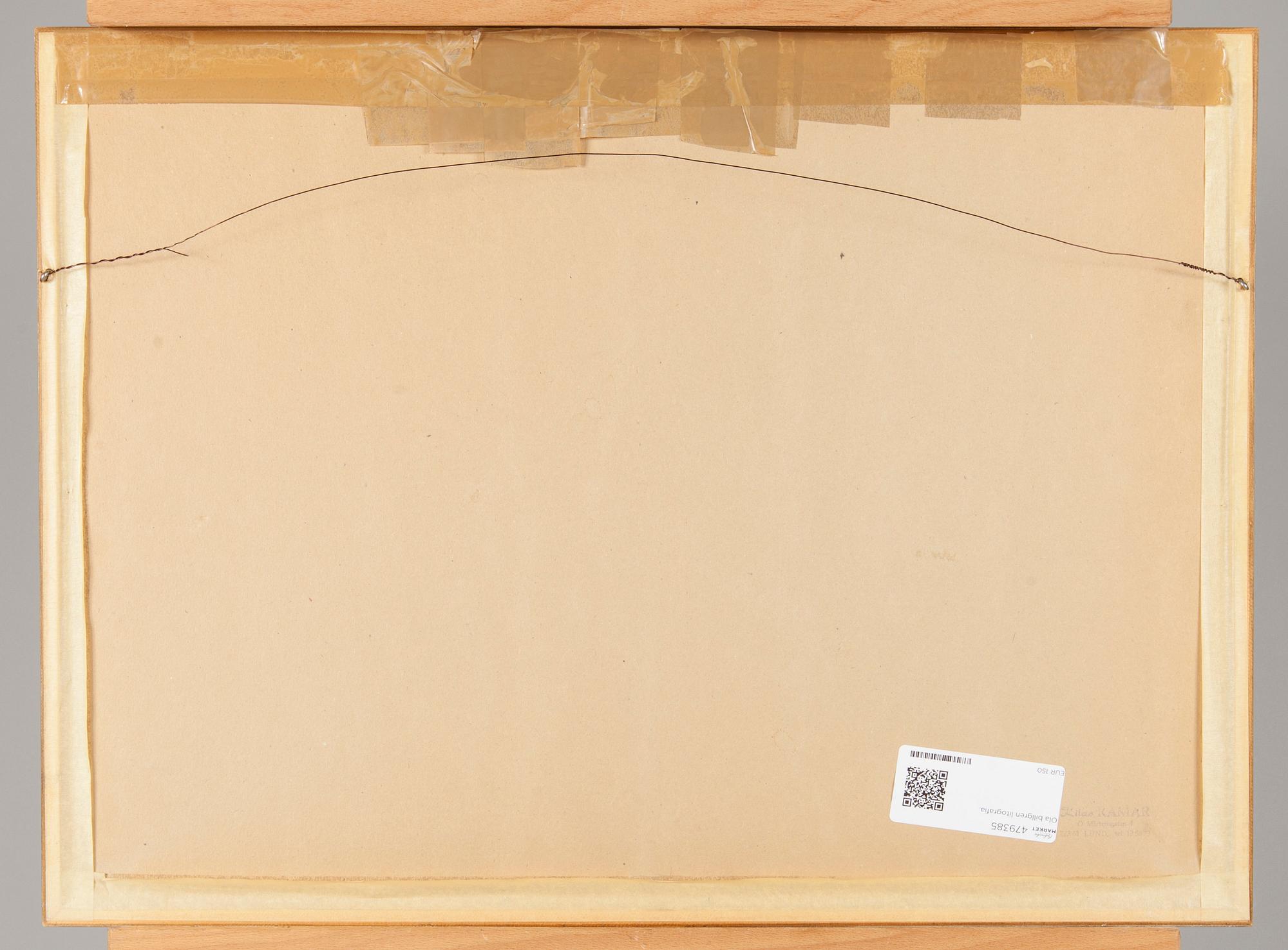 OLA BILLGREN, färglitografi E.A, signerad och daterad -71.