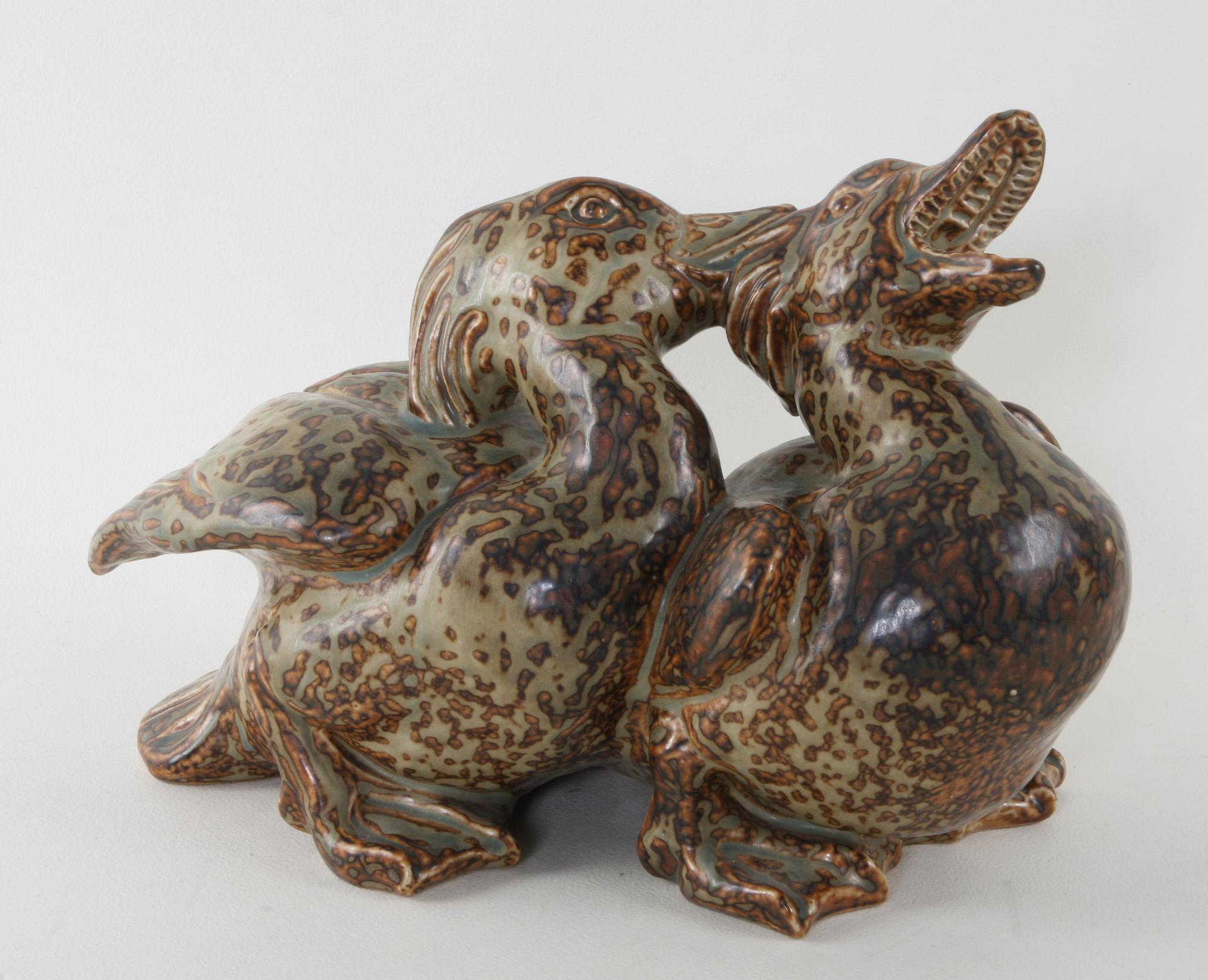 FIGURIN, stengods, Knud Kyhn, Royal Copenhagen.