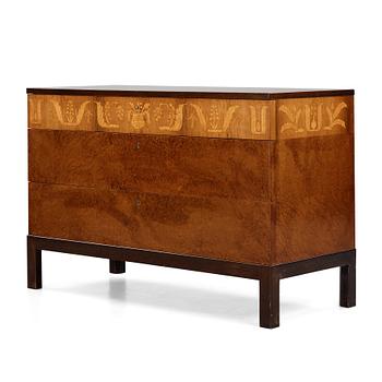 256. Carl Malmsten, a Swedish Grace chest of drawers, Svensk Hemslöjd, 1930s.