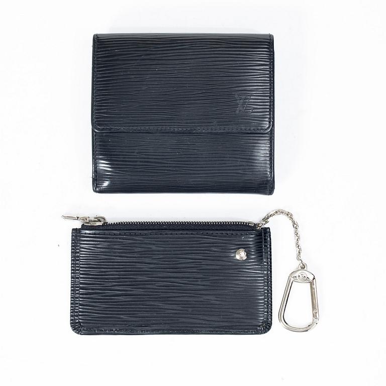 Louis Vuitton, wallet and purse/keyring.