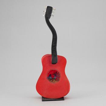 KJELL ENGMAN, skulptur, glas, "Flamenco", Kosta, limiterad edition 1000, signerad.
