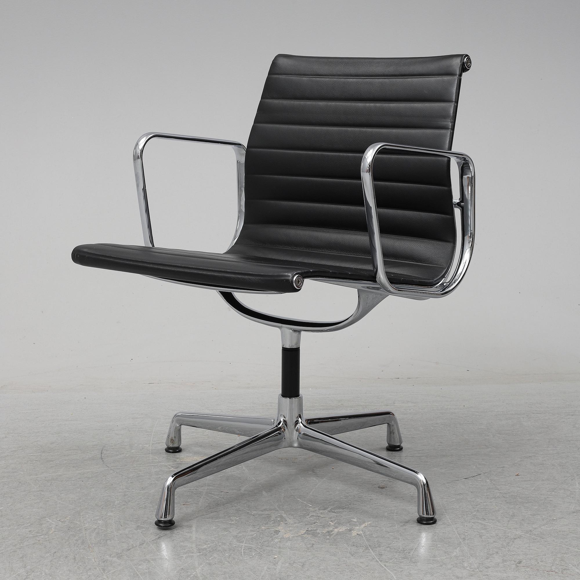 CHARLES AND RAY EAMES, an 'EA 107' desk chair, Vitra, 2010.