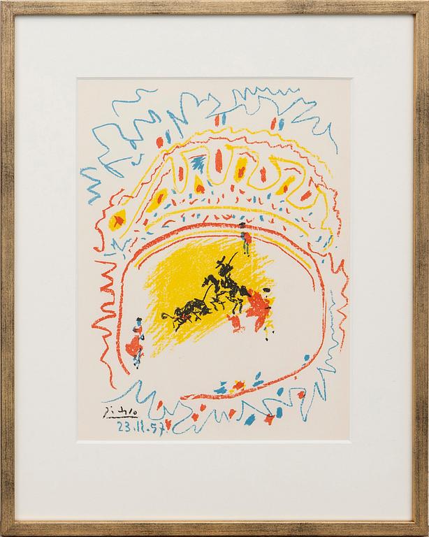 Pablo Picasso, "The Little Bullfight" from the 20th Century 1971.