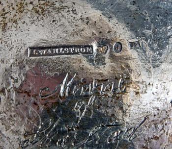 KAFFEKANNA, silver, Johan Wahlström, Jönköping, nyrokoko, 1863.