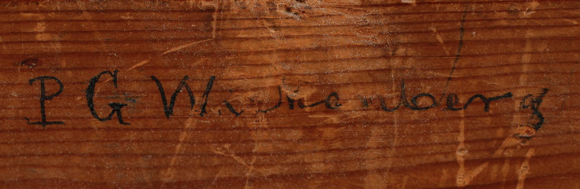 PER WICKENBERG, olja på duk, monogramsignerad.