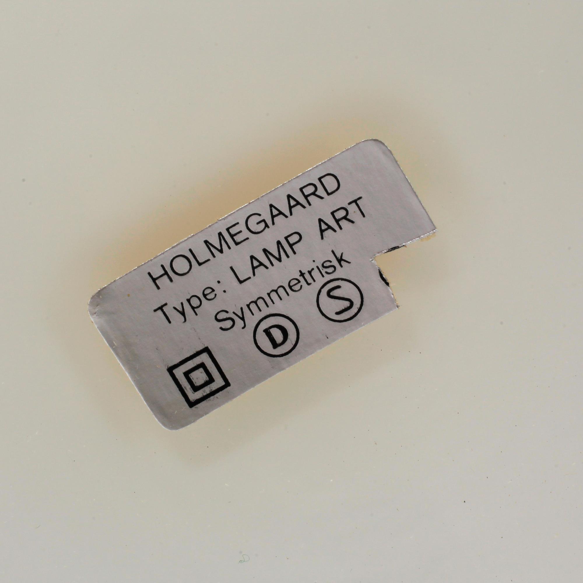 Two table lamps by Michael Bang, model "Symmetrisk", from the second half of the 20th century.