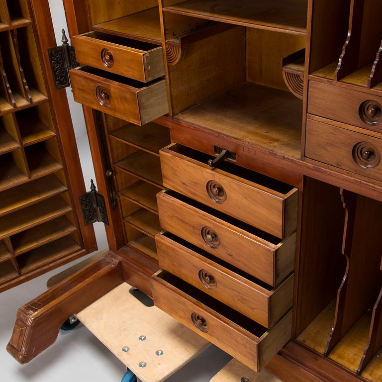 William Wooton, "patent cabinet office secretary desk", Indianapolis USA, circa 1870s/80s.