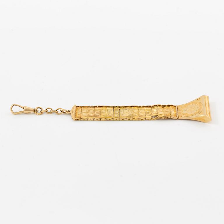 Chatelaine, 18K gold.