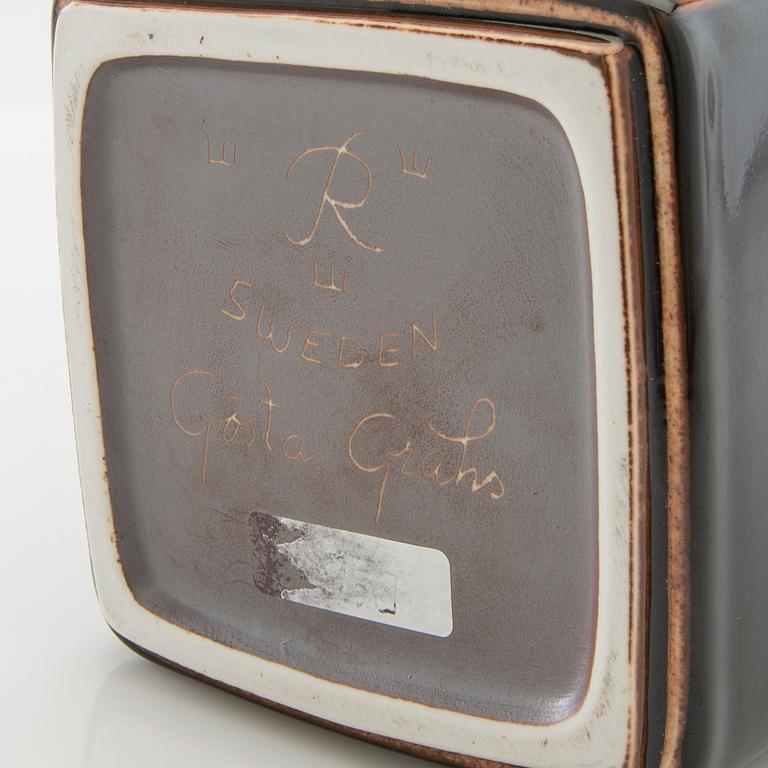 Gösta Grähs, a stoneware bottle, Rörstrand, Sweden.