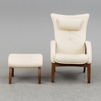 A 'Delta Adventure' easy chair and ottoman by Brunstad, Norway.