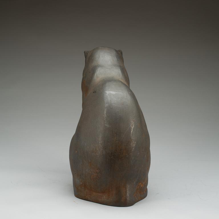 SKULPTUR, gjutjärn, "Jönssons katt", Anders Jönsson, Firma Svenskt Tenn, formgiven 1915.