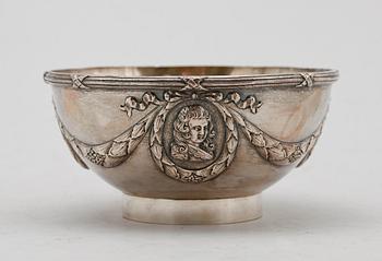 SKÅL, silver, Tyskland, 1900-talets första hälft. Vikt ca 166 g.