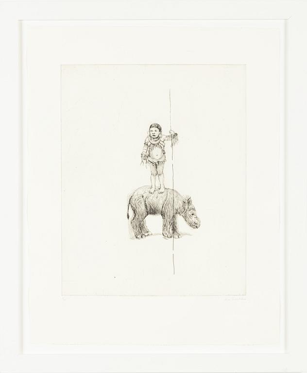 Linn Fernström, "Barn med glapp, noshörningsglapp".