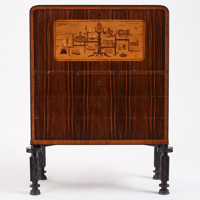 Erik Chambert, a cabinet by Chamberts Möbelfabrik, Norrköping för the World's Fair in Chicago 1933.