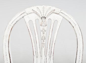 STOLAR, 8 st, gustaviansk stil, 1900-talets andra hälft.
