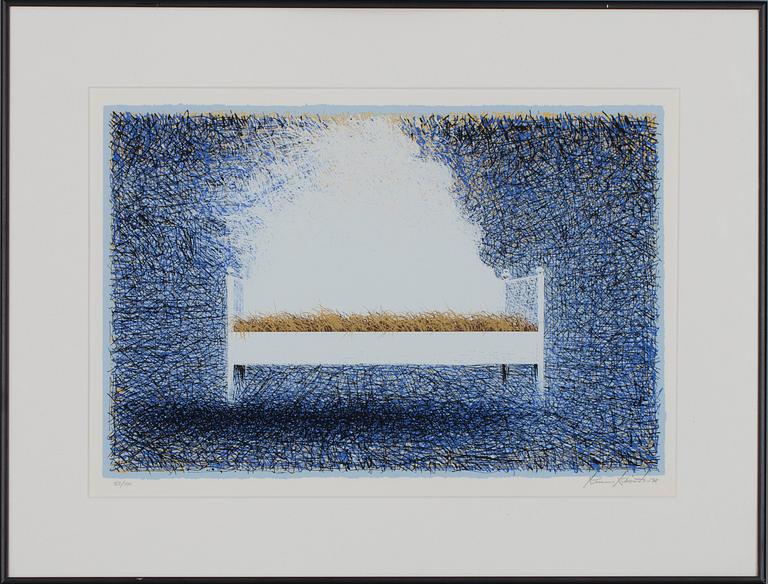 KIMMO KAIVANTO, litografia, sign. ja päiv. nro. 53/100.