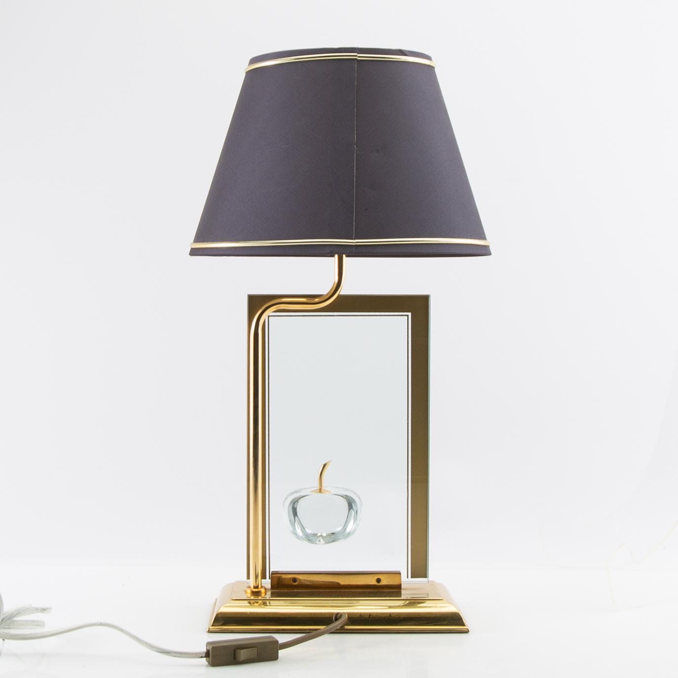 Table lamp, "La Pomme", Maison le Dauphin, France, 1970s.