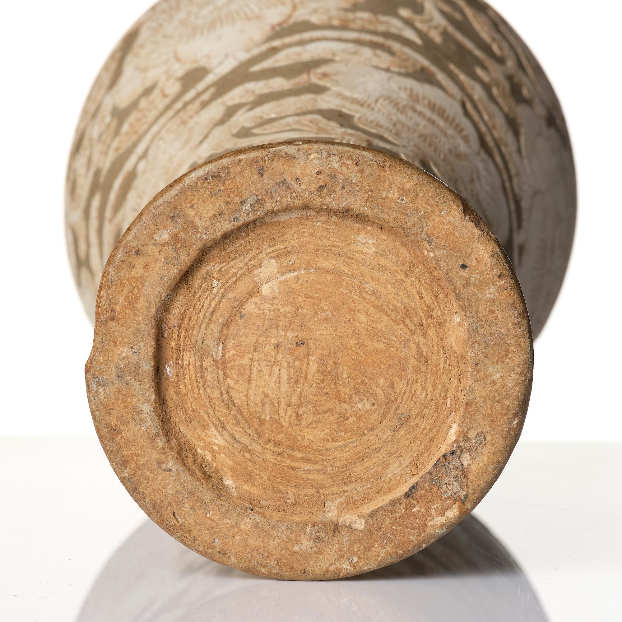 Vas, keramik. Citzhou-typ. Troligen Mingdynastin eller senare.