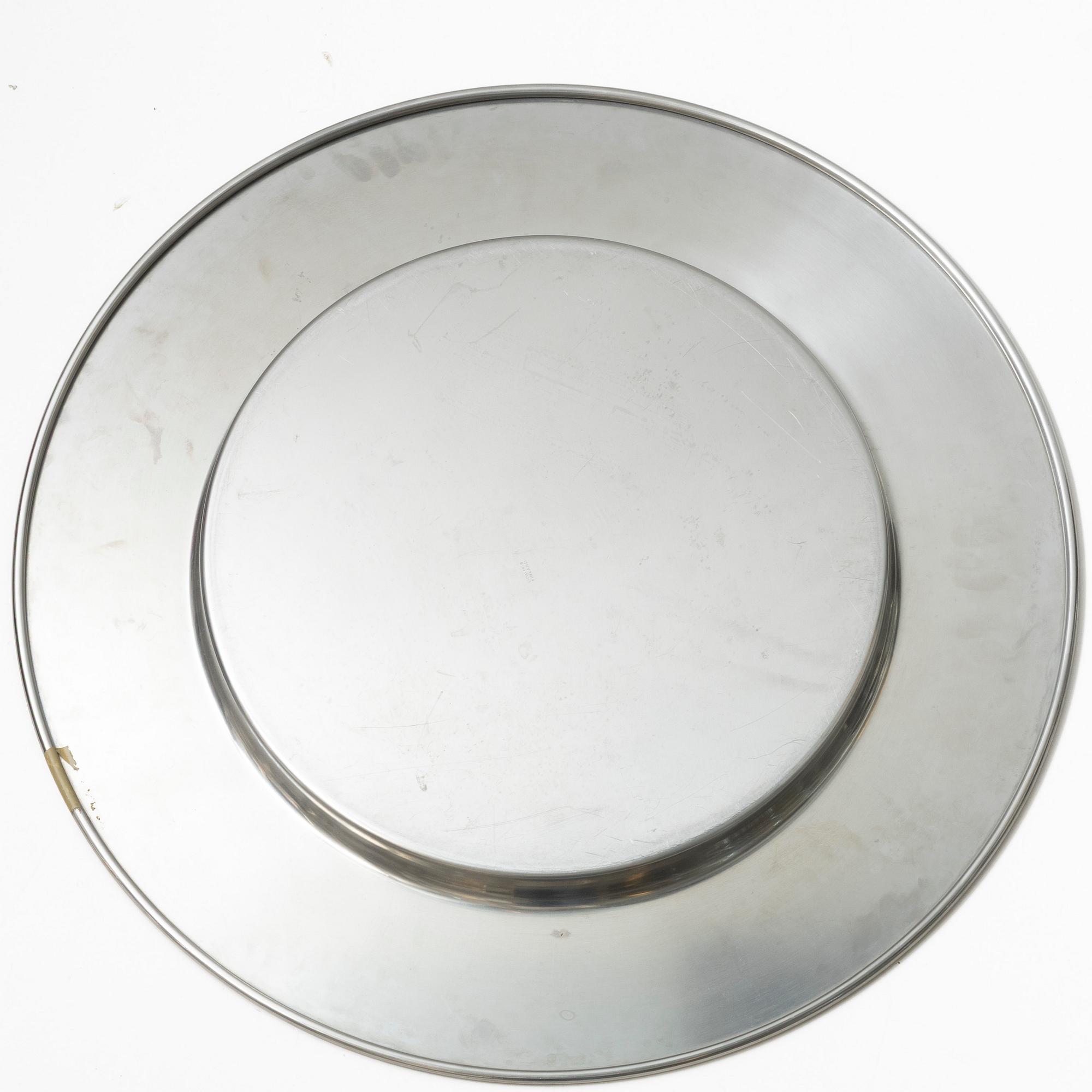 Timo Sarpaneva, kuverttallrikar, 12 st samt praktfat, OPA, Finland 1900-talets senare del.