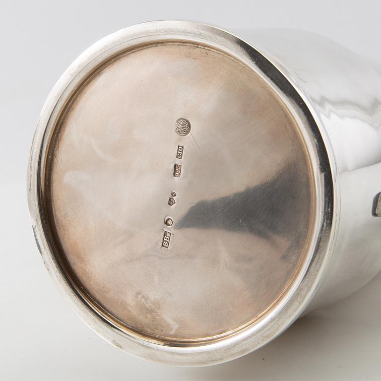 Bertil Berggren Askenström, kanna, silver, Stockholm, 1977.