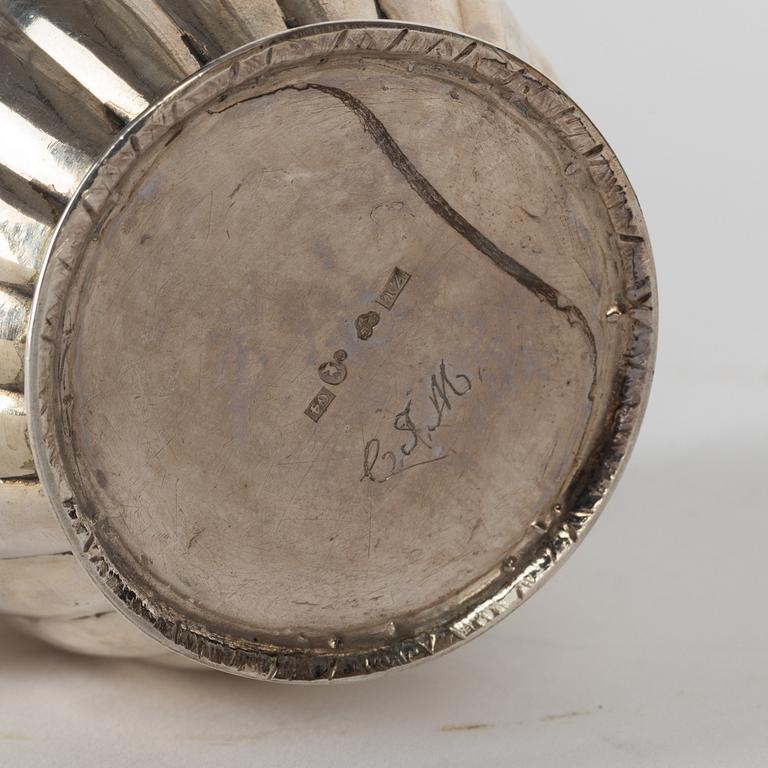 A Swedish Silver Empire Creamer, mark of Zachris Lundqvist, Stockholm 1837.