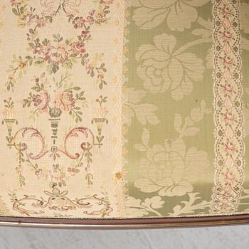 Soffa och 2 fåtöljer, empirestil, 1900-tal.