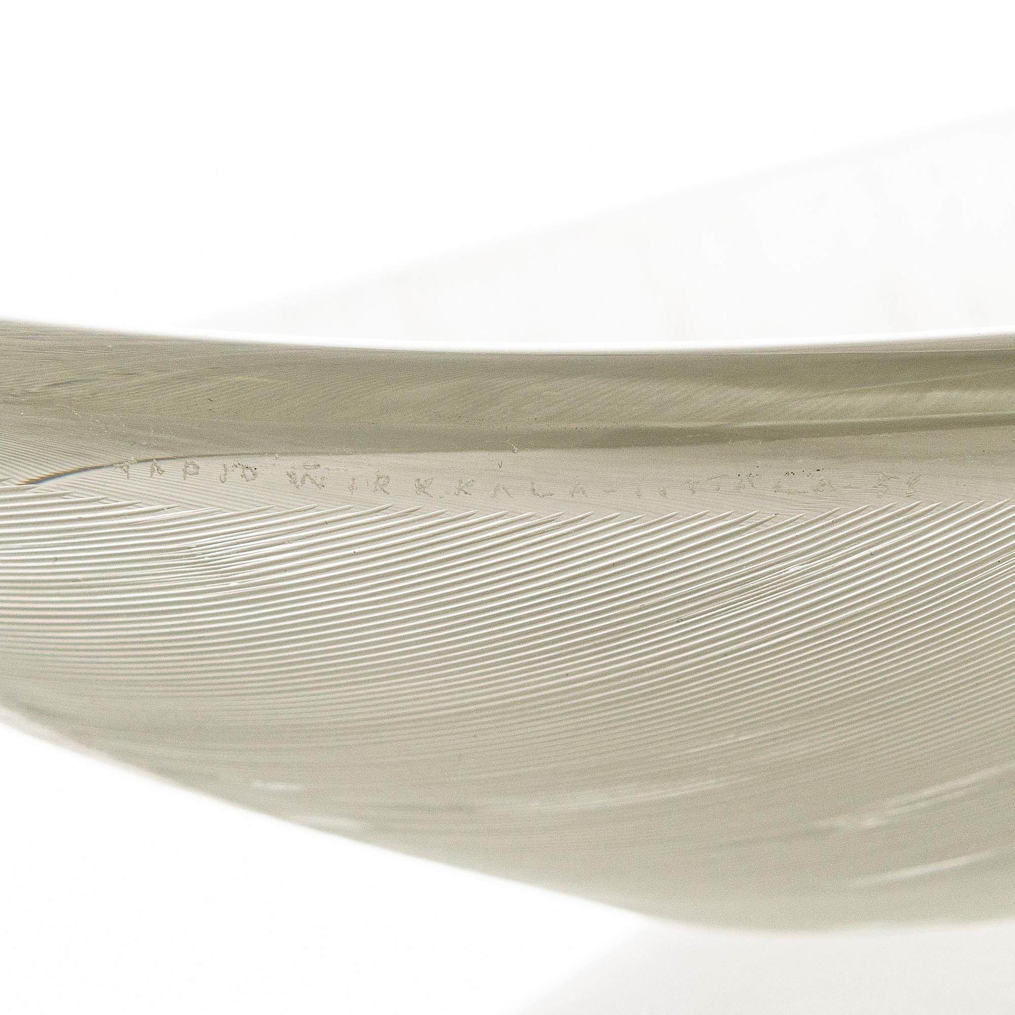 TAPIO WIRKKALA, A '3337' glass bowl, signed Tapio Wirkkala Iittala -58.