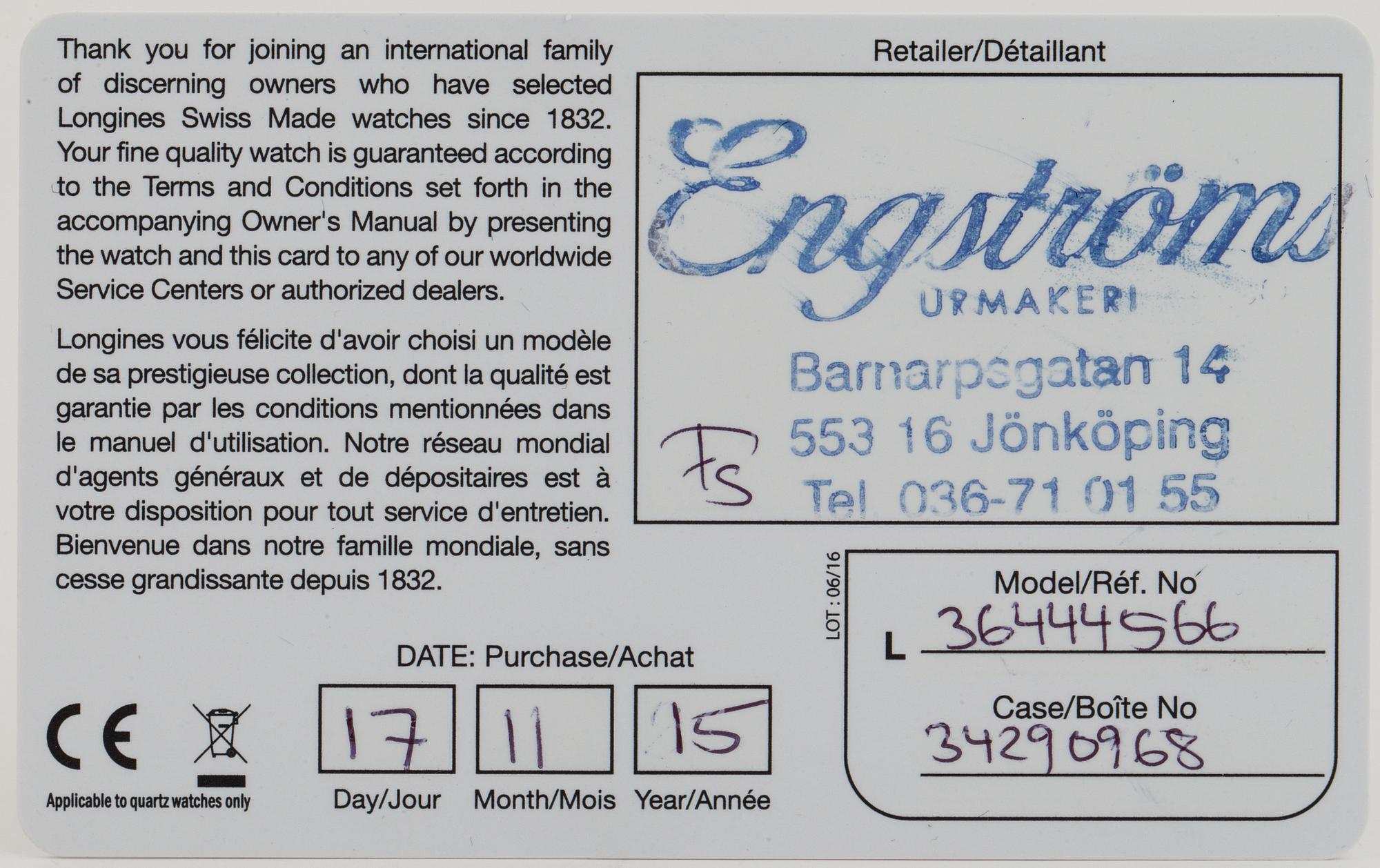 LONGINES, Hydro Conquest (300m/1000ft), chronograph, wristwatch, 43,5 mm,