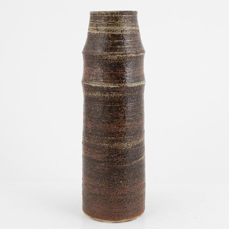 Lisa Larson, a unique chamotte stoneware vase, Gustavsberg Studio, Sweden.